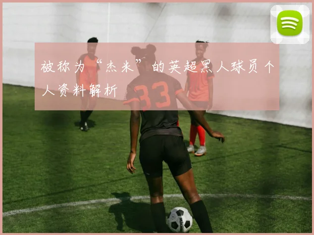 被称为“杰米”的英超黑人球员个人资料解析